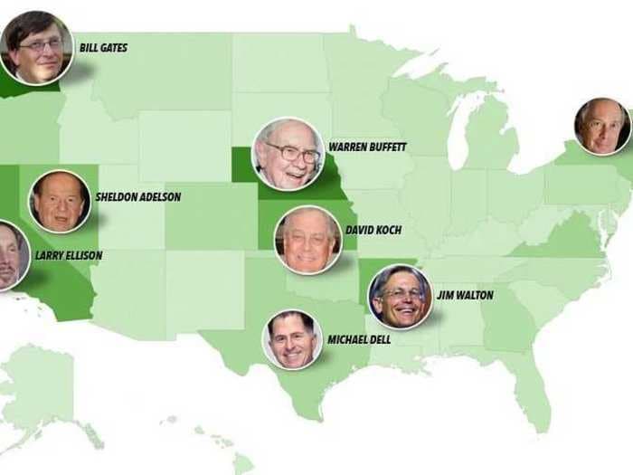 Meet The Wealthiest Person In Every US State