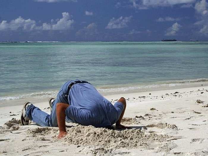 A lot of investors preparing for retirement might have their heads in the sand