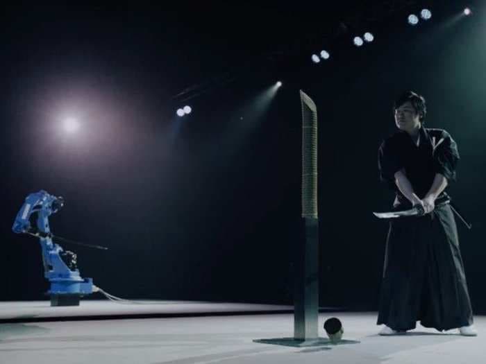 This Japanese company taught a robot to wield a katana like a master swordsman