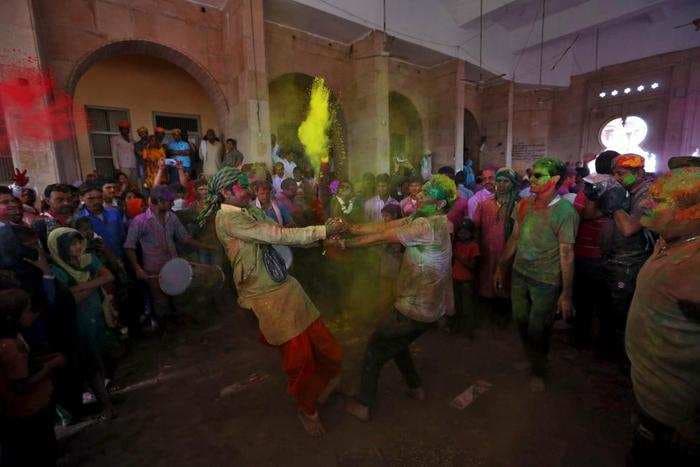 These
photos of Barsana’s Holi celebration will lift your spirits