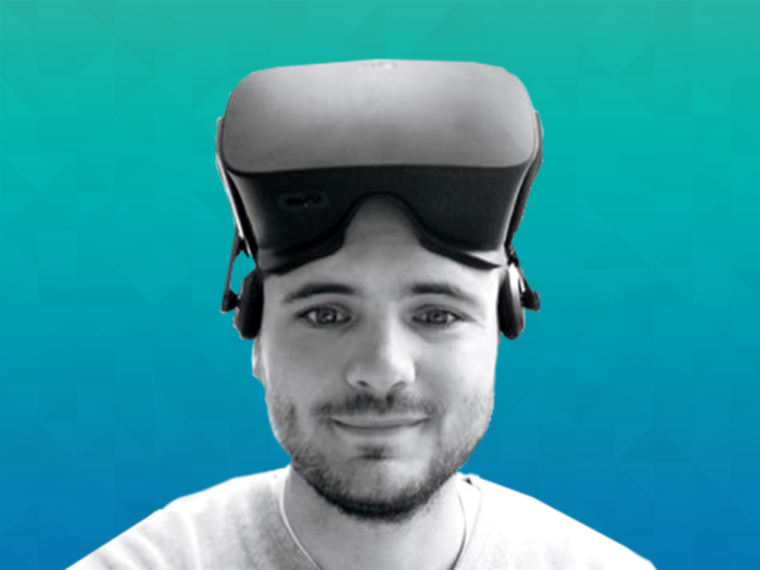 This Facebook employee shaved his head to make wearing virtual reality headsets easier