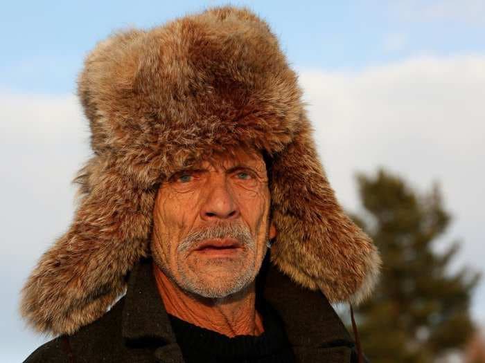 This man is the last resident of a remote village in Siberia