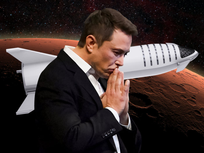 Elon Musk just announced a new name for the 387-foot-long SpaceX rocket he wants to send to Mars