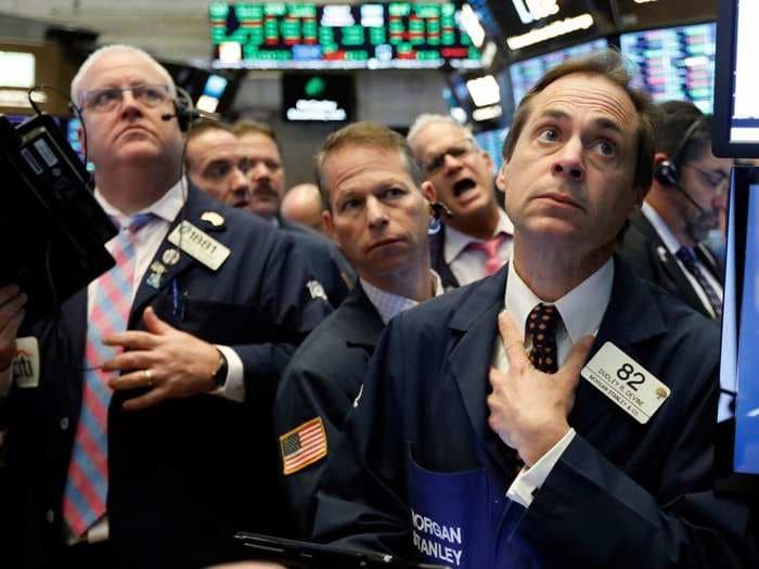 Global stocks plunge lower after Trump trade war jitters sparks US bloodbath