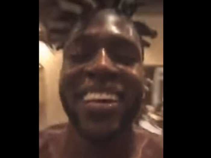Nobody can agree on whether Antonio Brown's new nickname is 'Mr Big Chest' or 'Mr Big Checks' and his video isn't helping