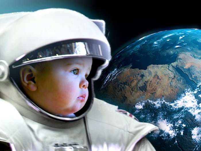 If humans gave birth in space, babies would have giant, alien-shaped heads