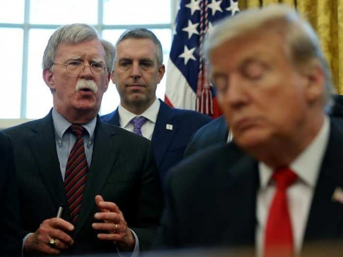 Trump and John Bolton are fighting over whether he was fired or resigned