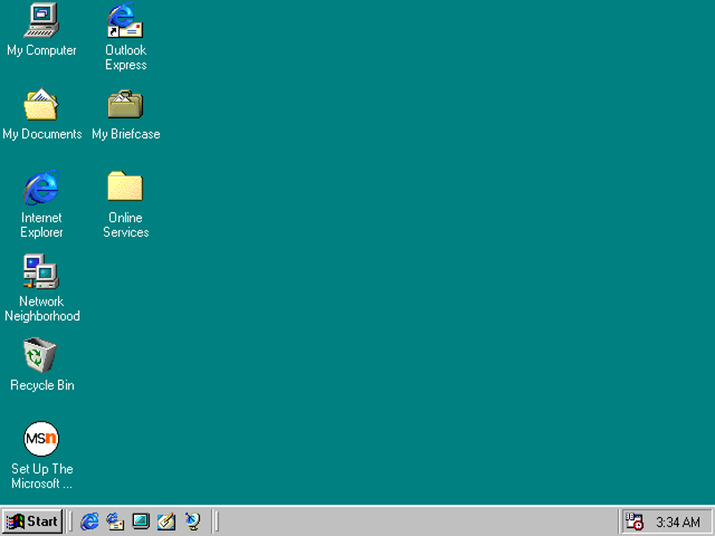 Windows 98 Program Startup