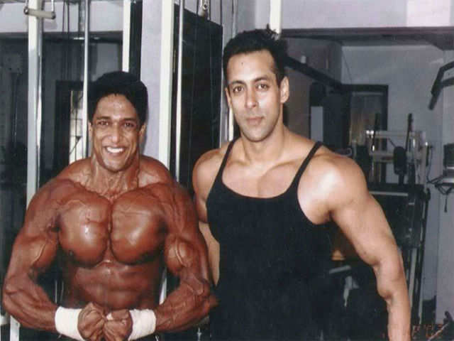 Manish with Salman