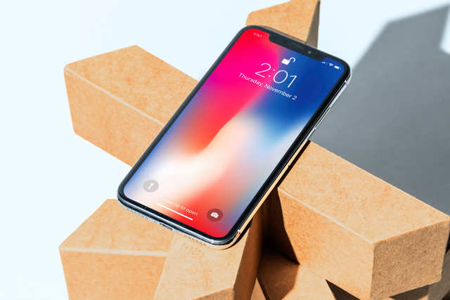 TheiPhone X doesn't have a home button. You swipe up from the bottom of the screen.