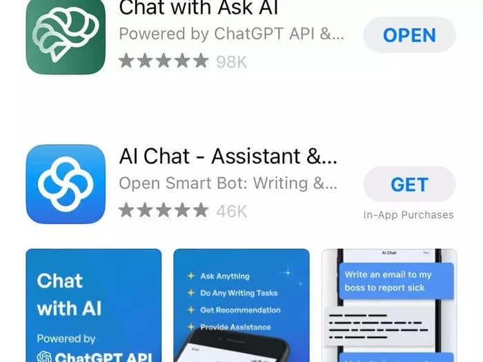 ChatGPT copycats are taking over the App Store — and costing users even more than the real thing