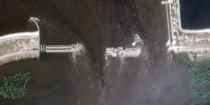 Evidence suggests the Ukrainian dam collapsed due to a controlled explosion set off inside the structure. An international investigative group says it's 'highly likely' Russian forces were behind the attack.