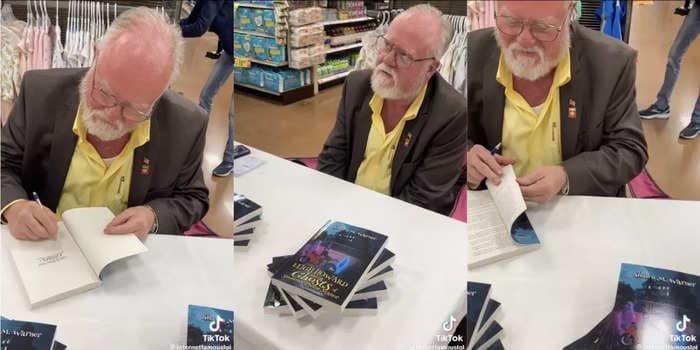 A retired Texas veteran became a bestselling author overnight after a TikTok video of him selling books at Kroger went viral