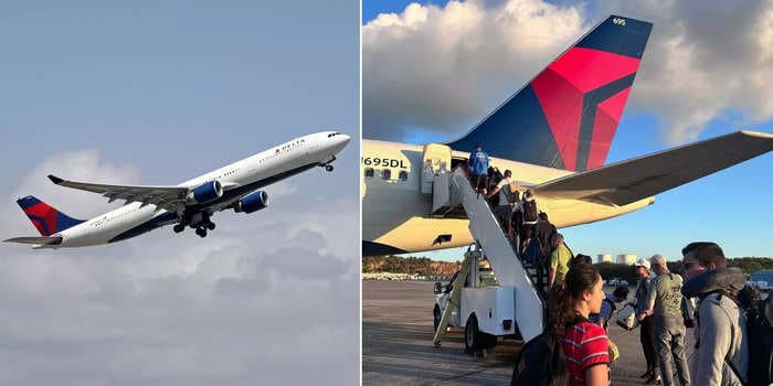 A video showing Delta Air Lines auctioning '$700 to $1,200' vouchers for passengers to be bumped off a flight went viral, and some people online say they'd take it in a heartbeat