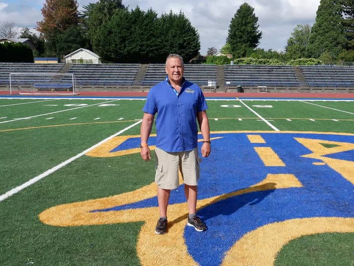 After winning his Supreme Court case, a high school football coach has been rehired and is back to praying on the field again