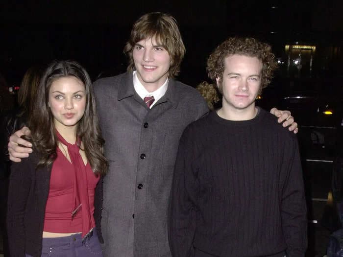 Mila Kunis once said Danny Masterson bet Ashton Kutcher $10 to 'French kiss' her on 'That 70s Show' when she was only 14