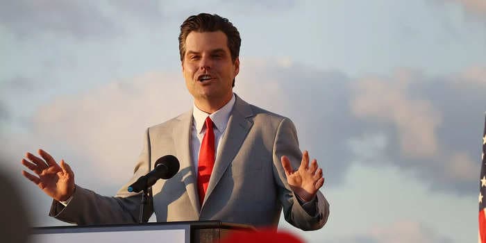 Matt Gaetz calls reports that he's running for governor 'clickbait' — but he's not denying it and claims 'dozens' of his former colleagues are pushing him to run