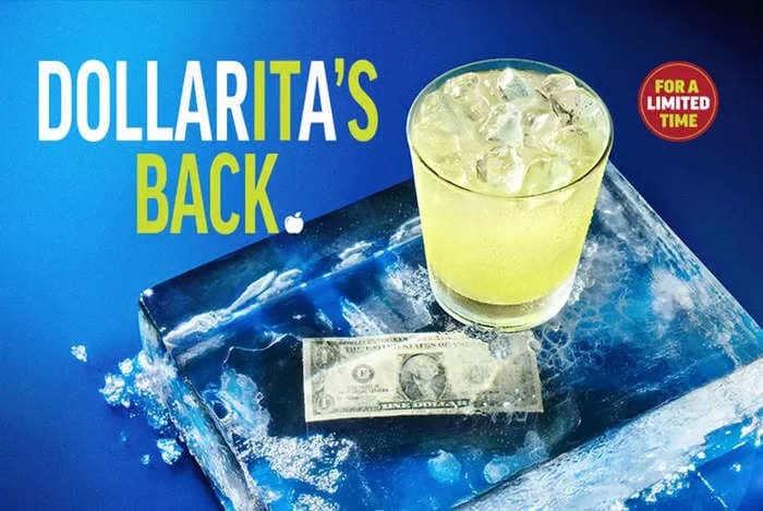 Applebee's is bringing back the $1 margarita that miraculously lifted the company out of a sales slump