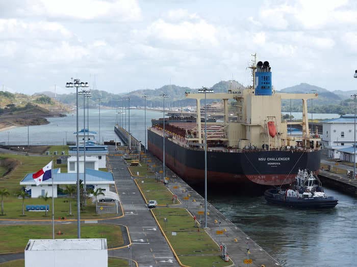 Panama Canal slashes the number of ships allowed through — drought means there isn't enough water in the channel