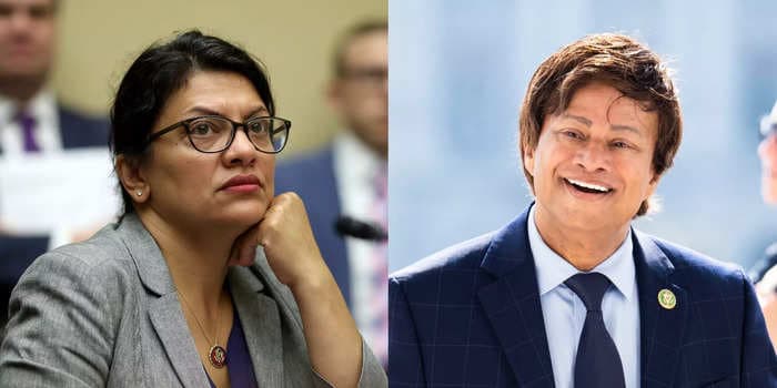 Rep. Rashida Tlaib accuses fellow Detroit-area congressman of being too 'busy posting memes' and being 'absent from doing his job' after he denounced her comments on Israel
