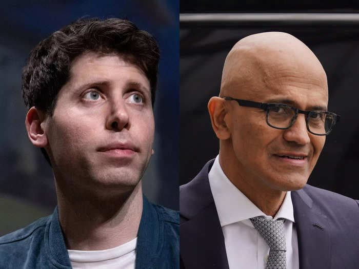 Sam Altman says he and Satya Nadella are 'nowhere near the frenemy territory' &mdash; in fact, they text a lot