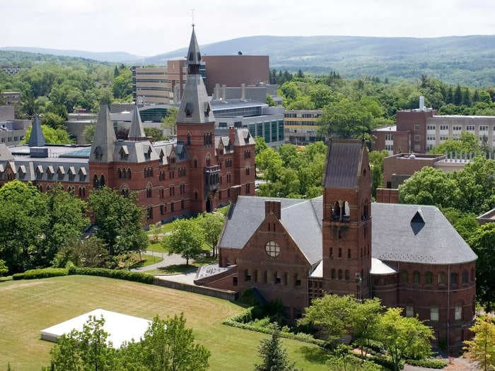 Cornell University students have left campus and are afraid to sleep in their rooms after violent online threats were made against Jewish pupils