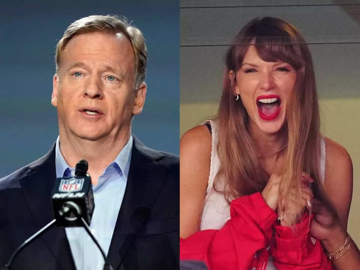 NFL commissioner calls Taylor Swift an 'unbelievable artist,' after network viewership among girls sees a 53% increase