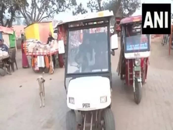 Eco-friendly golf car service started in Ayodhya ahead of consecration ceremony
