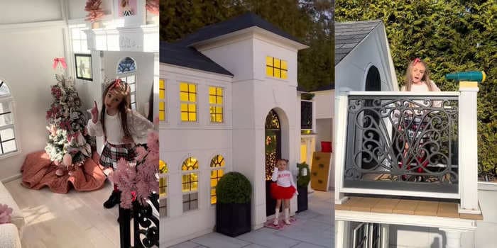 A celebrity hairstylist's kids became viral sensations when they toured their mega-luxury playhouse — even catching the attention of Paris Hilton
