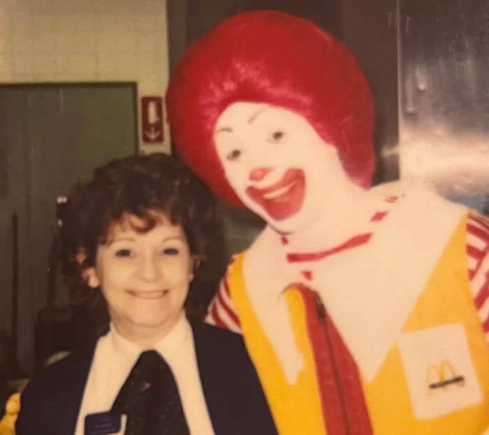 A McDonald's cashier who has worked for the company since before the invention of Happy Meals and McNuggets is finally retiring at 84