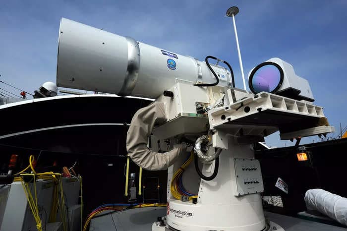 The US Navy wants rechargeable magazines for lasers to take out drones 
