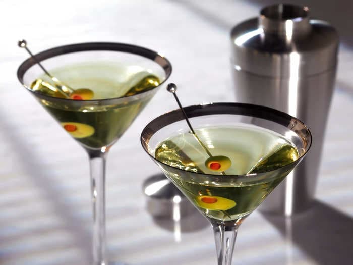 The $40 martini is in, and it's giving loud luxury