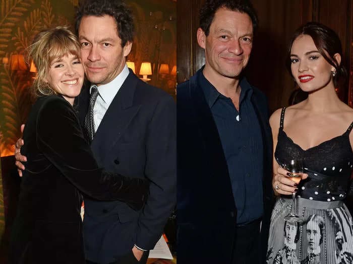 Dominic West says he and his wife 'joke about' Lily James drama now