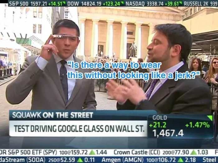 CNBC Host Asks The Question That Could Doom Google Glass