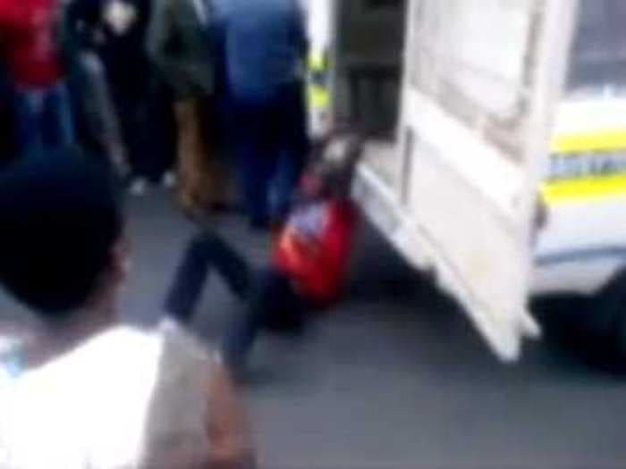 Video Of A Man Dragged By Police Van Horrifies South Africa