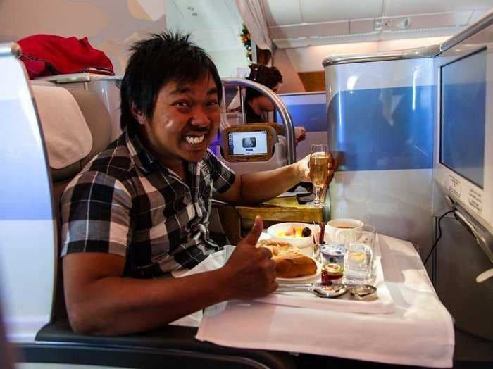 What It Feels Like To Get Unexpectedly Upgraded To Business Class On A Long Flight