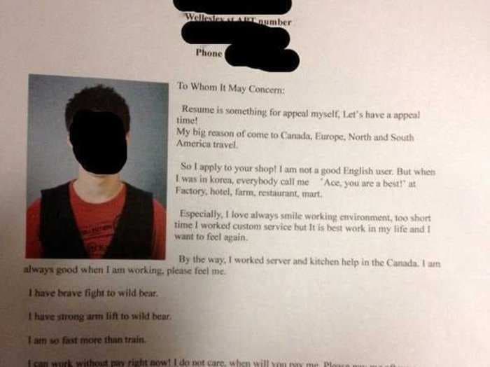 This ESL Cover Letter Is Going Viral