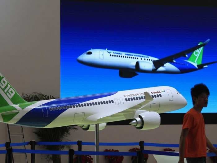 China Delays The First Flight Of The Plane It's Building To Rival Boeing And Airbus