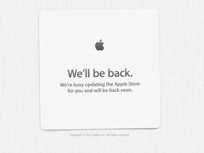 The Apple Store Is Down