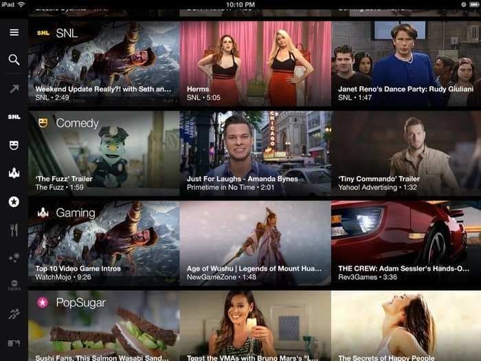 Yahoo Goes All-In On Mobile Video With New "Channel Surfing" App And Viacom Partnership