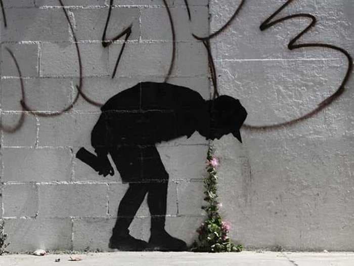 Here Is The New Banksy Work In Los Angeles
