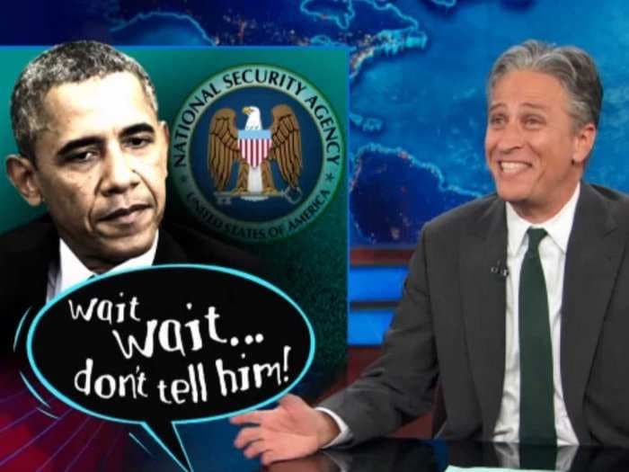 DOES THE PRESIDENT BELIEVE IN SURVEILLANCE FAIRIES?: John Stewart Rips Obama Over NSA Spying On World Leaders