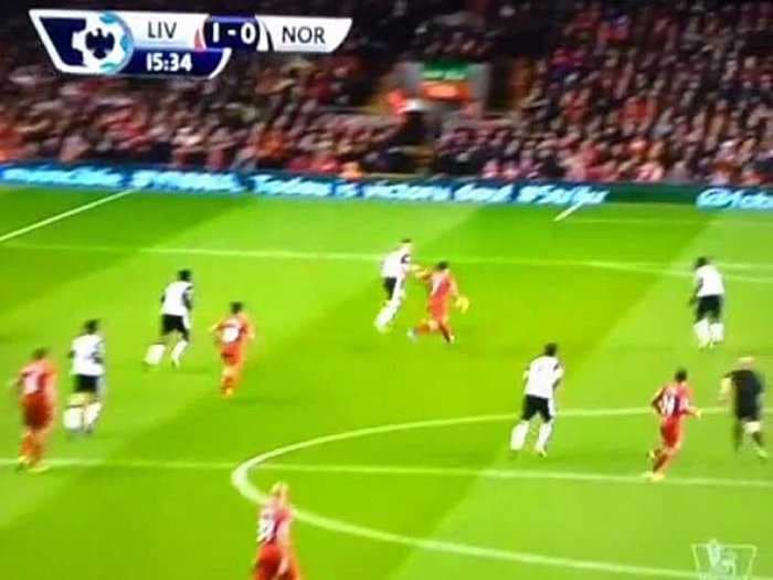 Luis Suarez Scores Preposterous Goal On A Volley From 40 Yards Away