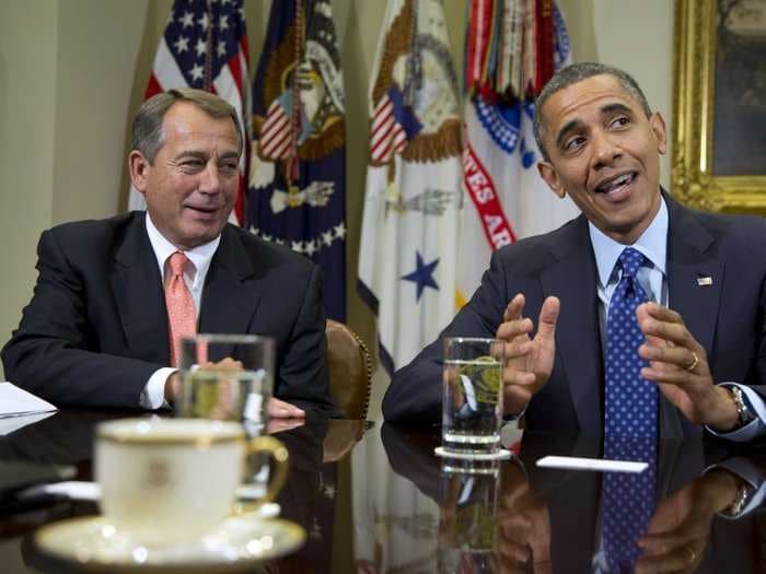 Both Obama And Boehner Immediately Released Statements Hailing The Budget Deal
