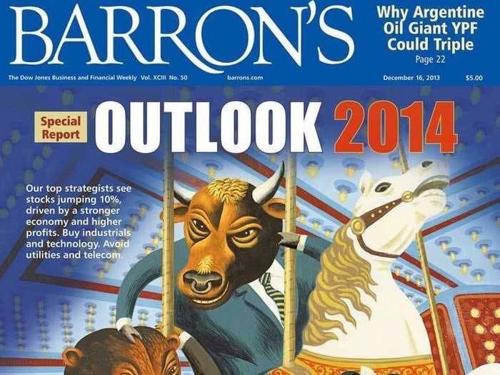 The Cover Of This Week's Barron's Is Super Bullish