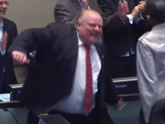 And Now For A Video Of Rob Ford Dancing His Butt Off
