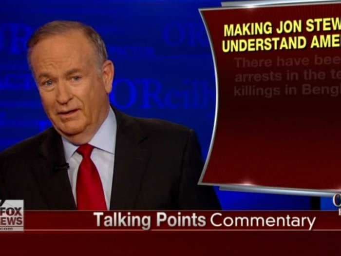 Bill O'Reilly Blasts Jon Stewart, And Says He's Out In 'Left-Wing Fantasyland' 