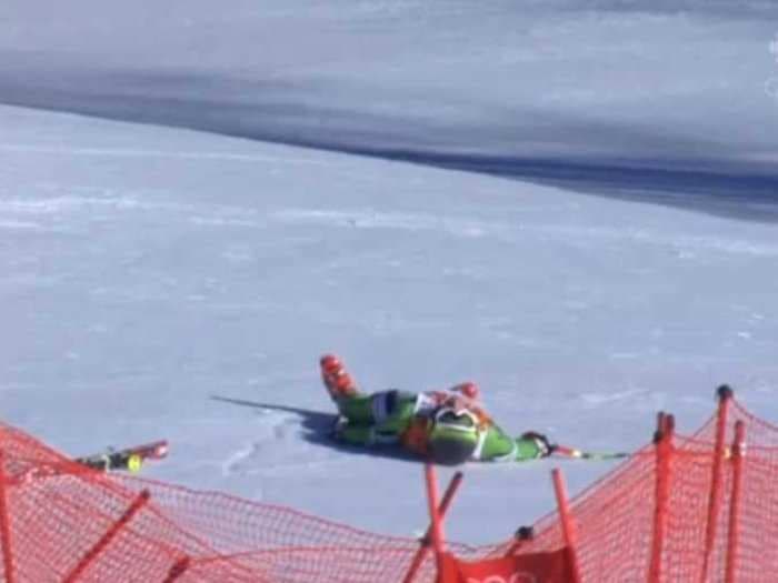 Skier Narrowly Avoided Serious Injury When A Safety Fence Completely Failed