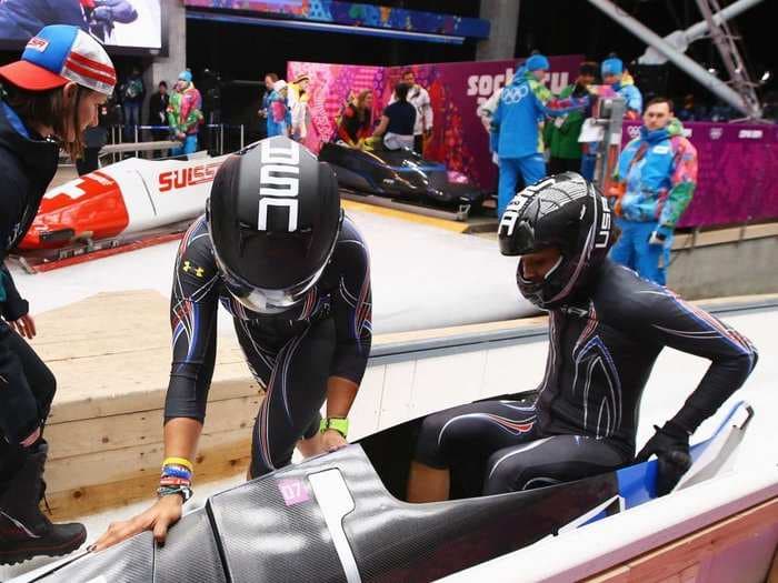 Lolo Jones Forgot To Hit The Brakes At The End Of Her Bobsleigh Run, Nearly Crashed