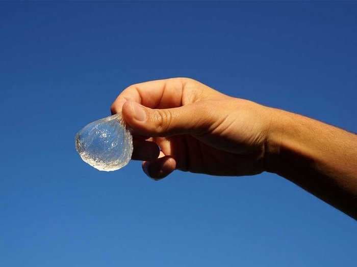 This Edible Blob Could Be The Water Bottle Of The Future